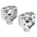 JM Risers 2" Dual Clamp Chrome