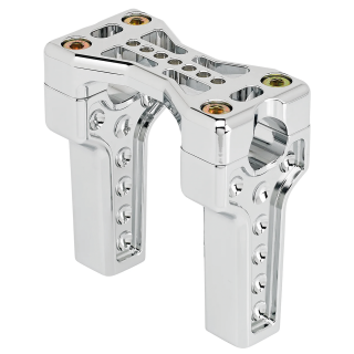 JM Risers 4" Bridge Clamp Chrome