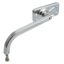 JM Mirror No. 1 Solid Long LH Chrome