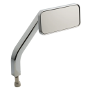JM Mirror No. 1 Solid Short RH Chrome
