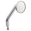 JM Mirror No. 2 Solid Short RH Chrome