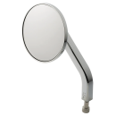 JM Mirror No. 7 Solid Short LH Chrome