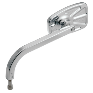 JM Mirror No. 8 Solid Long LH Chrome