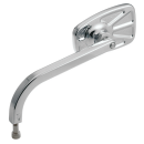 JM Mirror No. 8 Solid Long LH Chrome