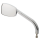 JM Mirror No. 8 Solid Long LH Chrome