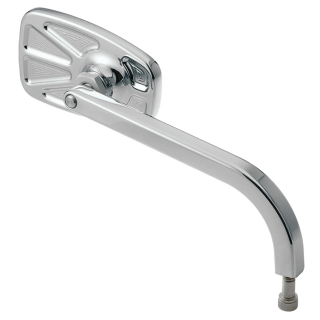 JM Mirror No. 8 Solid Long RH Chrome