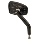 JM Mirror No. 8 Solid Short RH Black