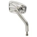JM Mirror No. 8 Solid Short RH Chrome