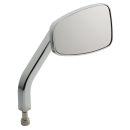 JM Mirror No. 8 Solid Short RH Chrome