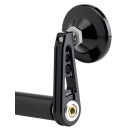 JM Bar-End Mirror 2-1/4" Stem D Black