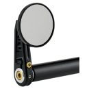 JM Bar-End Mirror 2-1/4" Stem D Black