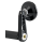 JM Bar-End Mirror 2-1/4" Stem D Black