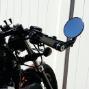 JM Bar-End Mirror 3-1/4" Stem A Black
