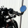 JM Bar-End Mirror 3-1/4" Stem A Black