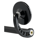 JM Bar-End Mirror 3-1/4" Stem C Black