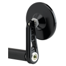 JM Bar-End Mirror 3-1/4" Stem D Black