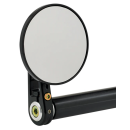 JM Bar-End Mirror 3-1/4" Stem D Black