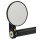 JM Bar-End Mirror 3-1/4" Stem D Black