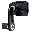 JM Bar-End Mirror Cafe Stem D Black