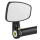 JM Bar-End Mirror Cafe Stem D Black
