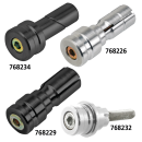 JM Bar-End Adapter 7/8" Fat Bars Black