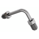 Brake line conn. pipe 90 degr. short SS