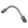 Brake line conn. pipe 90 degr. long SS