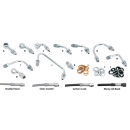 Brake line conn. pipe 90 degr. long Blk