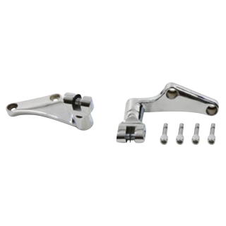 Rear Footpeg Mounts Chrome FXST86-06