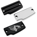 JM M/C Cover RR Finned Blk Scout15-Up