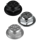 JM Steering Stem Nut Black Indian 14-Up