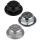 JM Steering Stem Nut Black Indian 14-Up