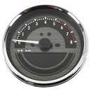 5" Speedo/Tachometer Black KMH/MPH