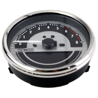 5" Speedo/Tachometer Silver KMH/MPH