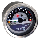 4" Speedo/Tachometer Silver KMH/MPH