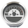 4" Speedo/Tachometer Silver KMH/MPH