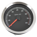4" Tachometer Black