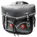 Black Studded Saddlebags HD43-47