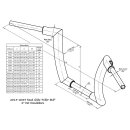 Killer Custom Killer Bull 2" Fat Bar Lenker für Harley FLTR/FLHR 14-20 14" rise