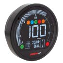 KOSO DL-04 Multifunkstions Tacho schwarz für Harley...