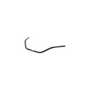 1" Dirty Bar Handlebar Non-Dimpled 3-Hole Black...