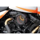 Good Guys 3 Air Cleaner Transparent Cover, Gold Insert Anodized Black