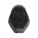 Nubuk Leather Solo Seat Diamond Stitch, For Thunderbike...