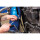 Black Vinyl V-Twin Split-Clutch Cable 44"