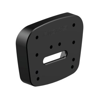 Center Mount Licence Plate Mounting Adapter for Softail M8 Matte Black Powder Coated