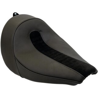 Genuine Leather Solo Seat With Thunderbike Steel Fender 260/18" and Aluminium Tank Black