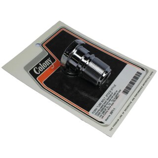 Stock Style Fork Tube Cap With O-Ring Chrome