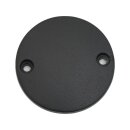 Smooth Point Cover for Big Twins Matte Black Powder Coated