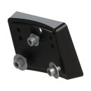 Mid-Mount License Plate Base Plate Adapter Black