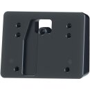 Mid-Mount License Plate Base Plate Adapter Black